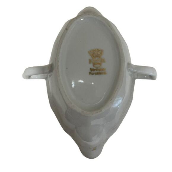 France Veritable Porcelaine F.D. LF Double Spout Gravy Boat - Picture 8 of 10